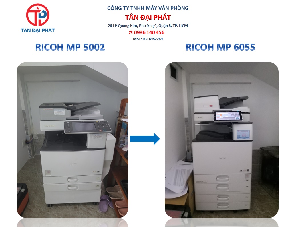 Thu Máy Cũ Đổi Máy Đời Mới Ricoh & Toshiba