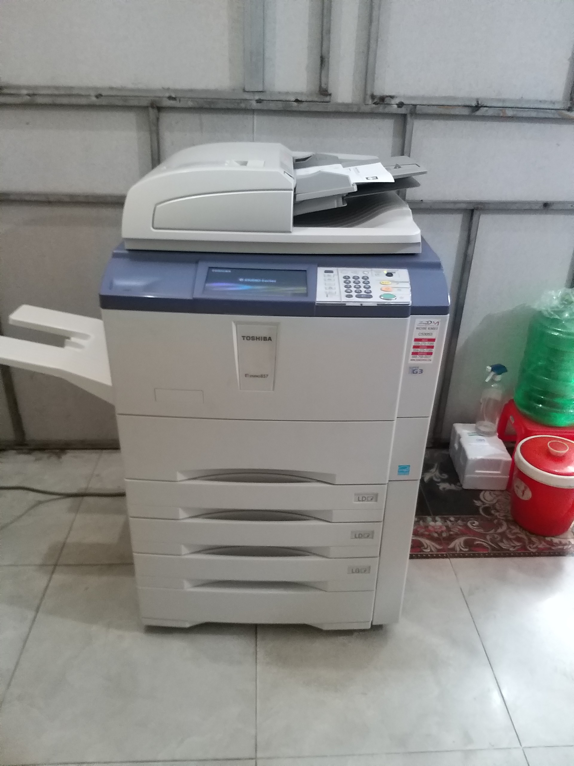 Bàn Giao Máy Công Nghiệp Toshiba 857 – Dịch Vụ Photocopy VPP Phạm Thế Hiển Quận 8