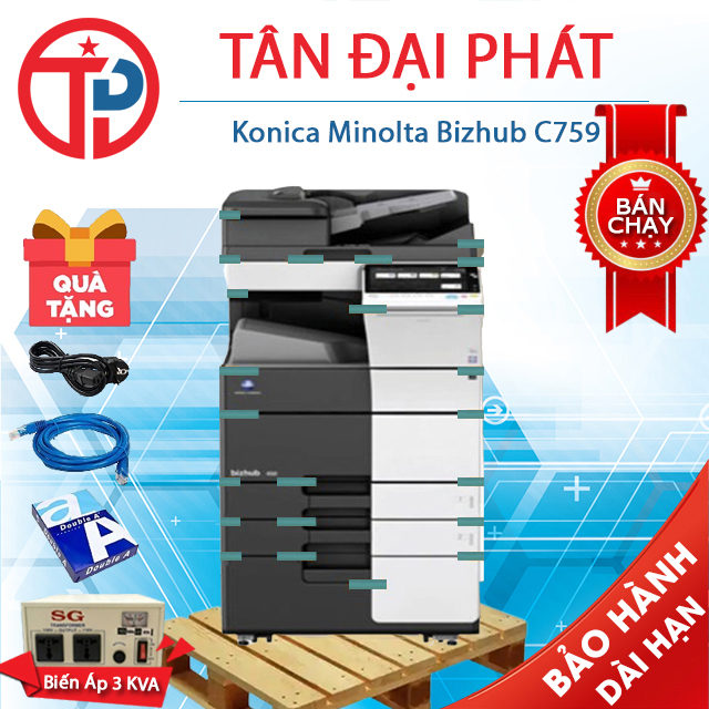 Konica Minolta Bizhub C759 Màu Renew 99%