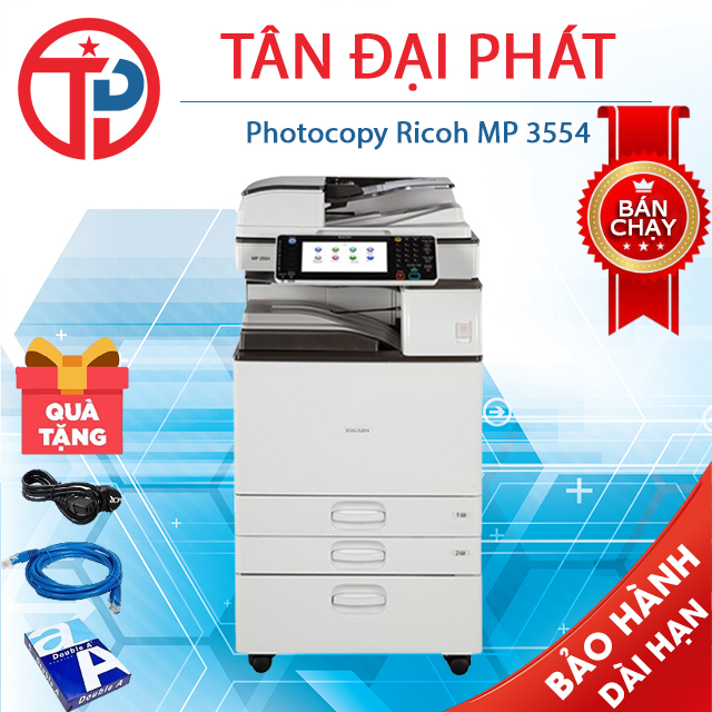 Ricoh MP 3554 Trắng Đen