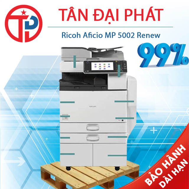 Ricoh MP 5002 Trắng Đen Renew 99%