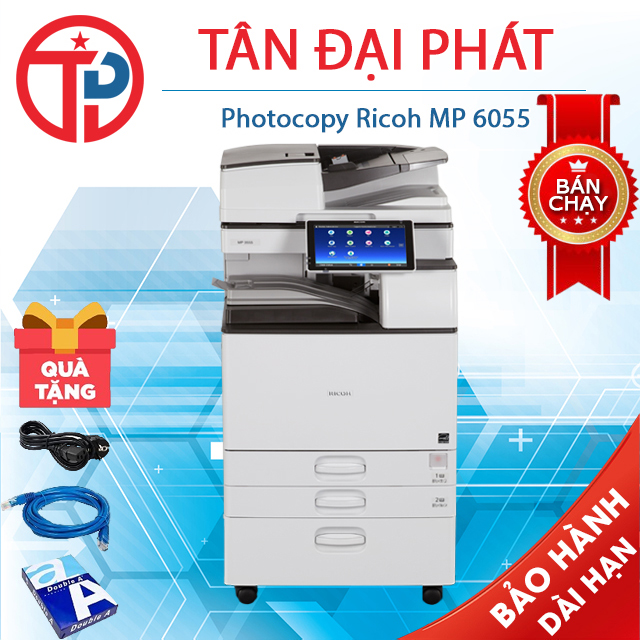 Ricoh MP 6055 Trắng Đen