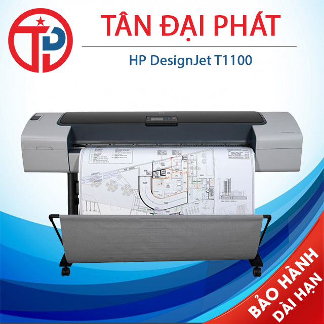 HP Designjet T1100 In Màu khổ A0